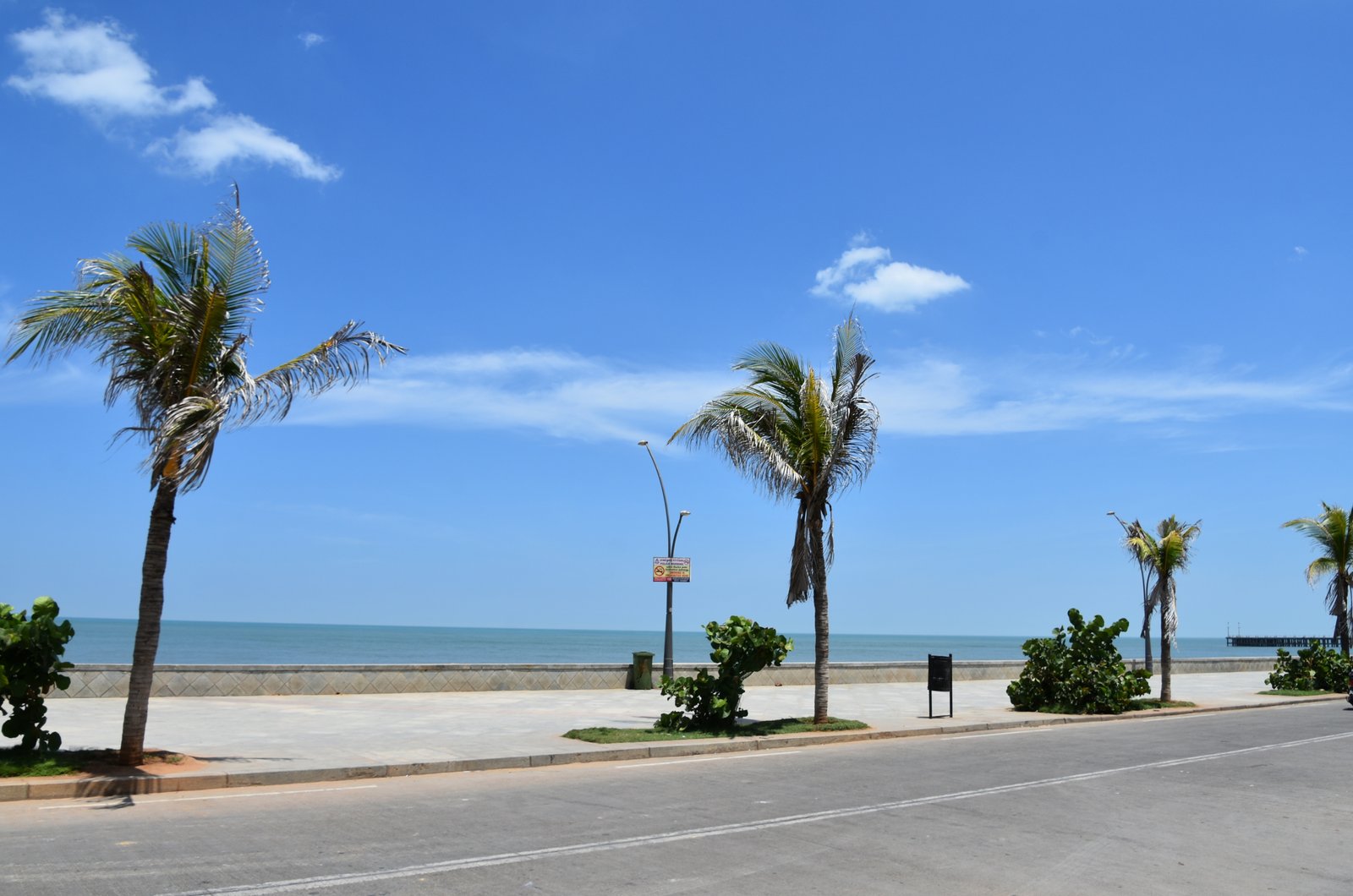 Seafront promenade Pondicherry