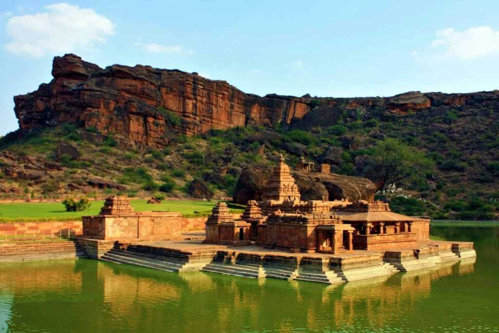 Bhutanatha temple in Badami, Karnataka, India