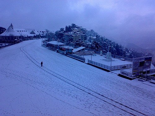 Shimla after snowfall