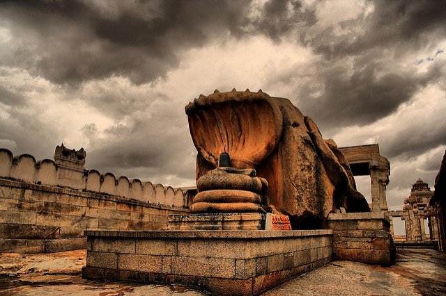 The Shiva Lingam at Lepakshi weekend getaways near