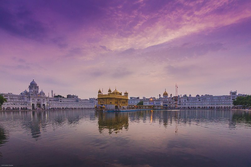 Sunset at Golden Temple, Amritsar Weekend getaways near delhi