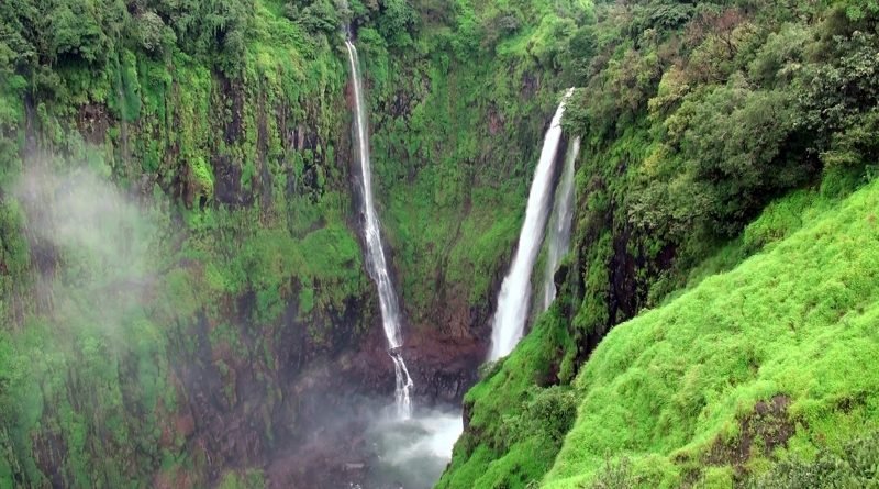 Thosegar waterfalls during Monsoon